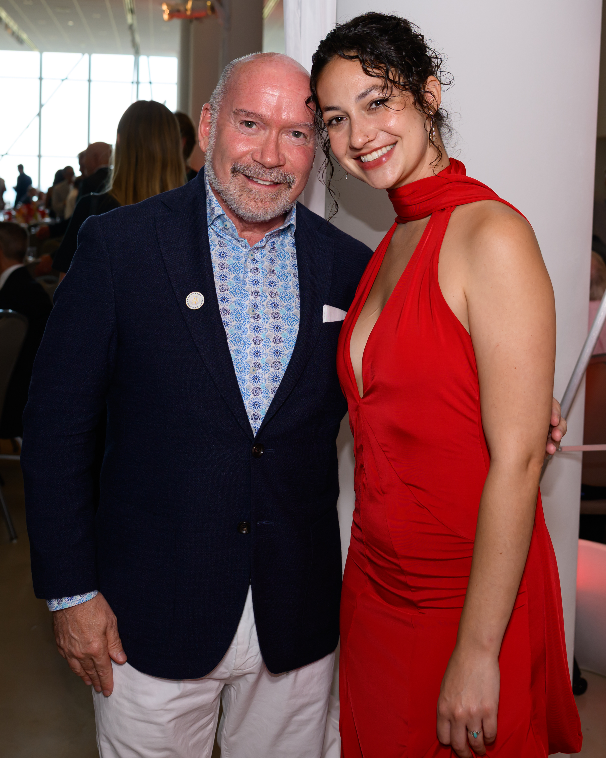 Ted Grady and Lindsey Scouten (CDHF Operations Manager)
